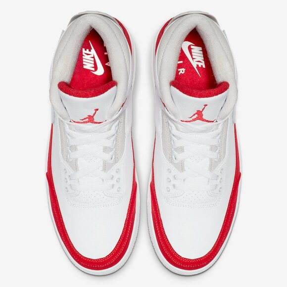 Nike Air Jordan 3 Tinker Hatfield Air Max 1 White Red (CJ0939-100) - Siz… - Picture 5 of 9